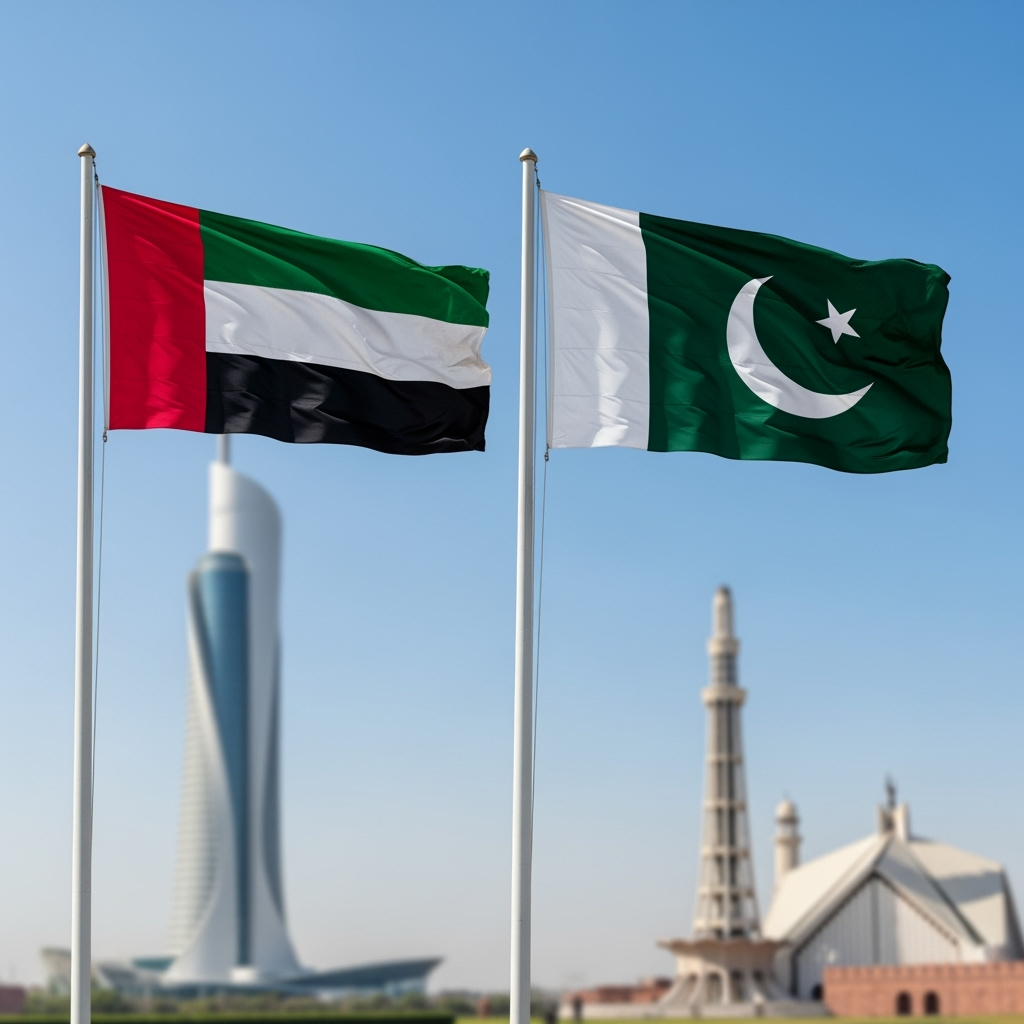 Illustration for: تهنئة الإمارات لباكستان بيوم الاستقلال