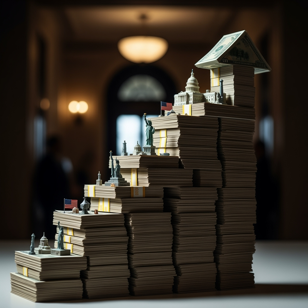 Illustration for: US Public Debt Reaches Record High
