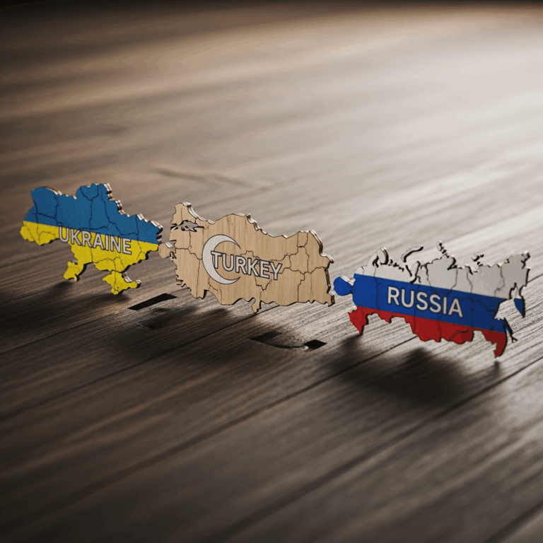 Illustration for: Turkey's Role in Ukraine Conflict Resolution