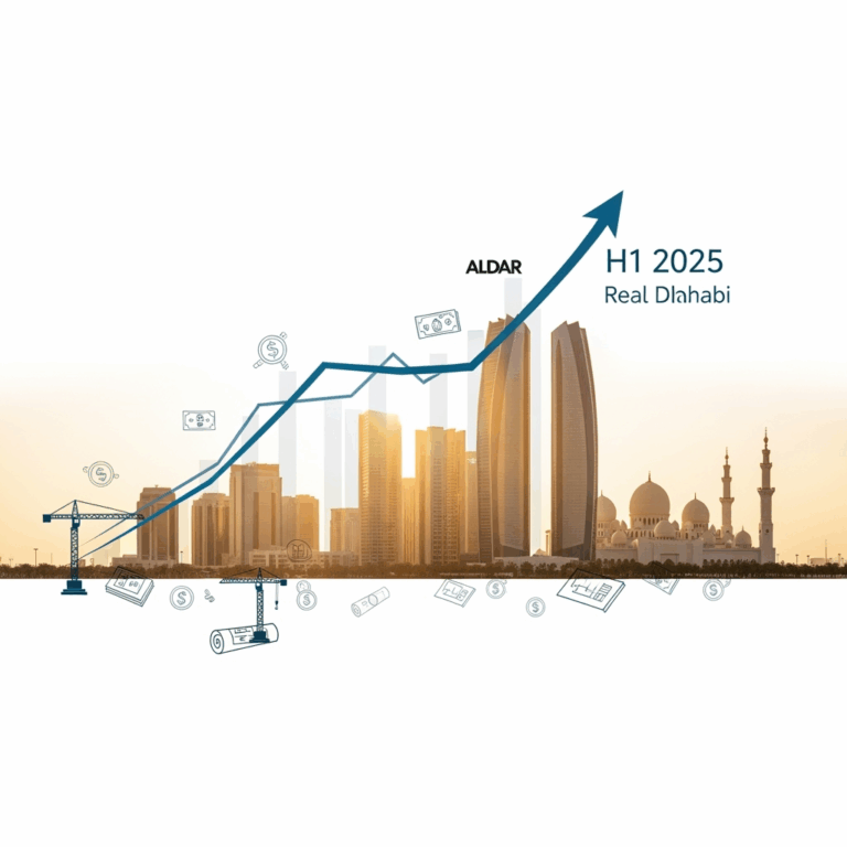 Illustration for: Abu Dhabi's Real Estate Surges in H1 2025