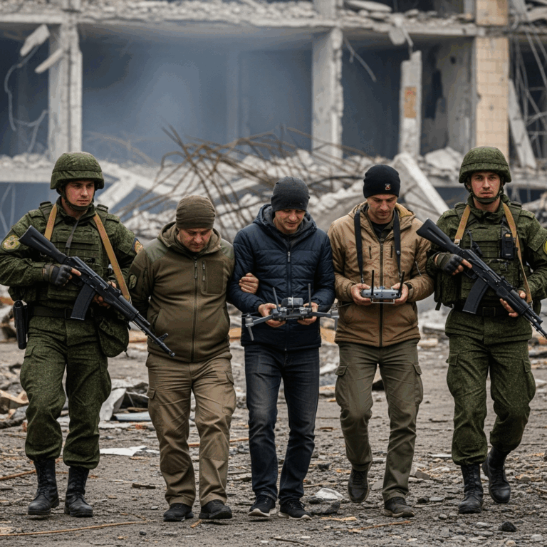 Illustration for: Russian Forces Capture Ukrainian Drone Operators