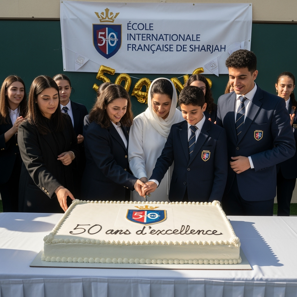 Illustration for: École Internationale Française de Sharjah: 50 ans d'excellence
