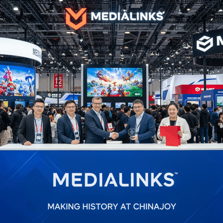 Illustration for: Medialinks Makes History at ChinaJoy Expo