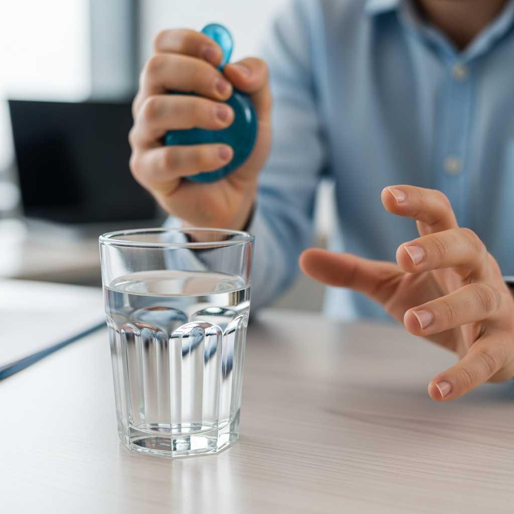 Illustration for: Impact of Water Intake on Stress Levels