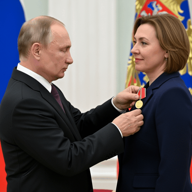 Illustration for: Putin Awards 'Courage in Labor' Medal