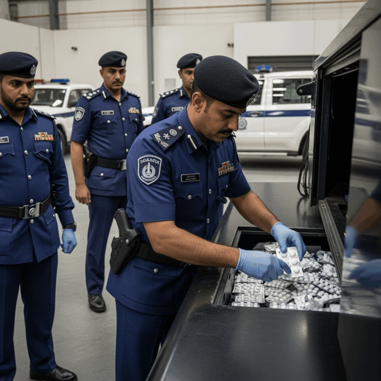 Illustration for: Dubai Police Prevent Captagon Smuggling Attempt