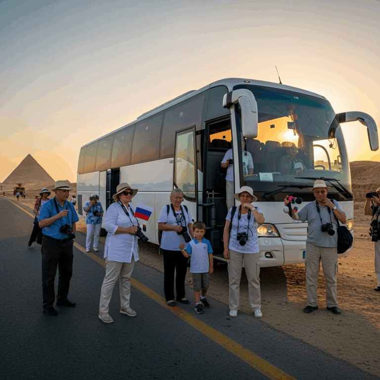 Illustration for: Bus Accident in Egypt Involving Russian Tourists