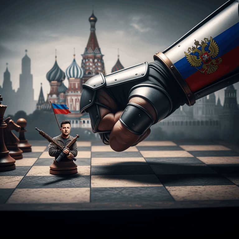 Illustration for: Russia's Stance on Zelensky's Legitimacy