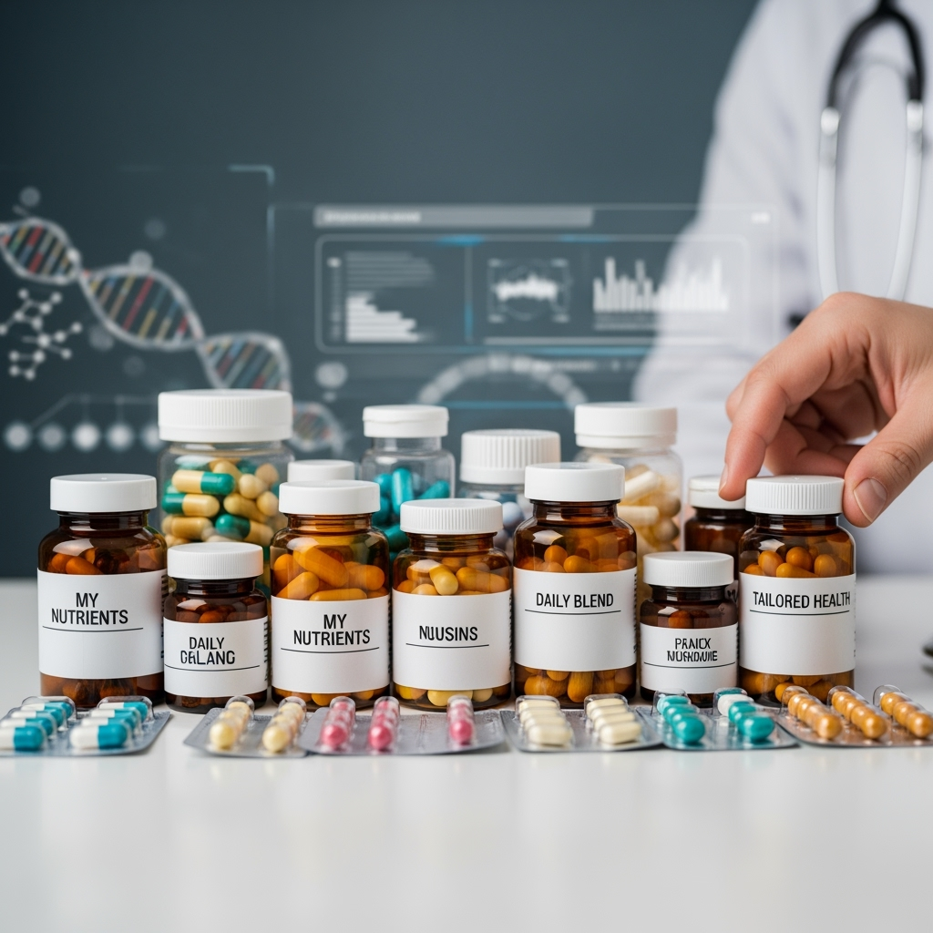Illustration for: Personalized Supplements: A Tailored Health Solution