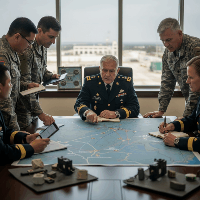 Illustration for: Army Reviews Interception Operation Results