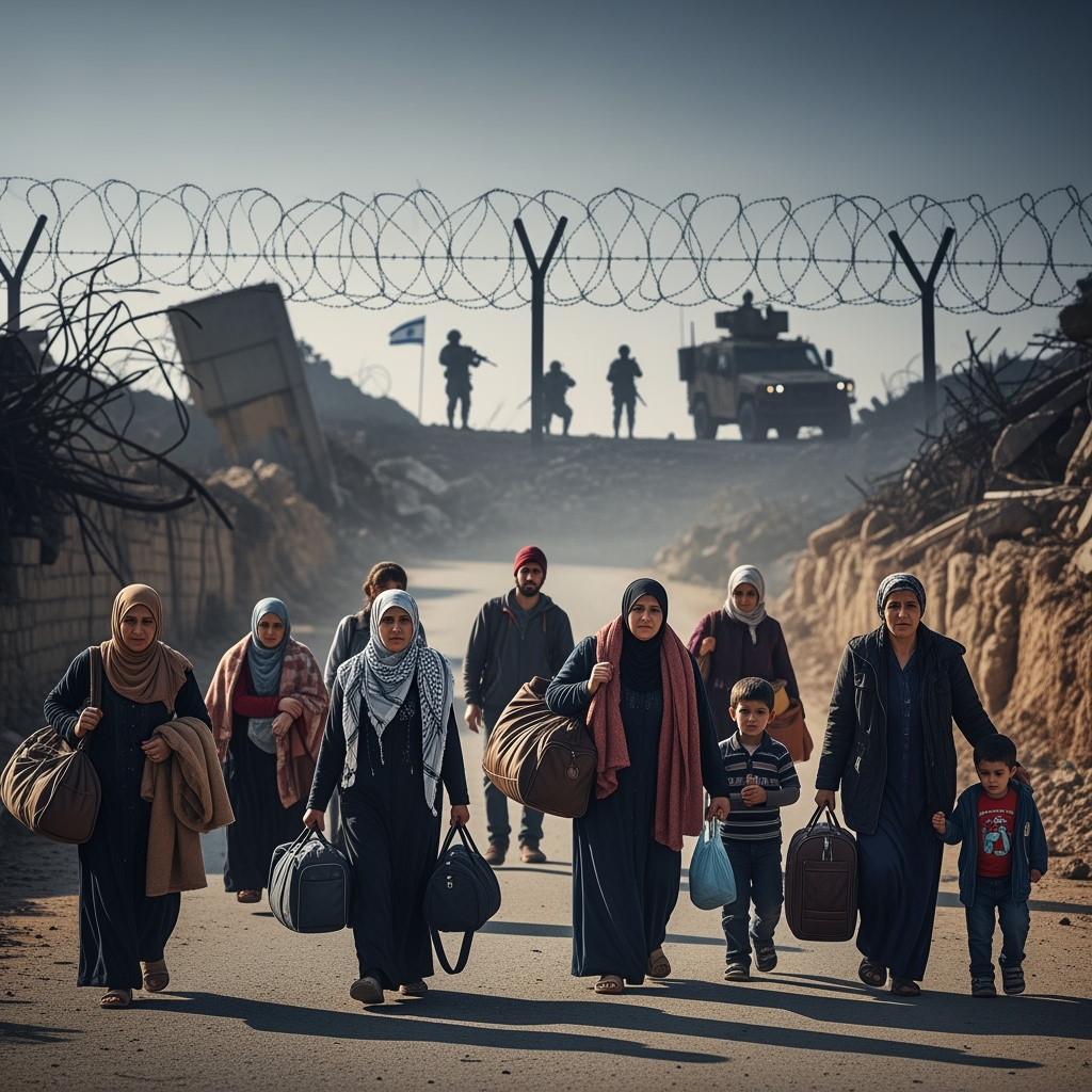 Illustration for: Criticism of Israel's Gaza Evacuation Plans