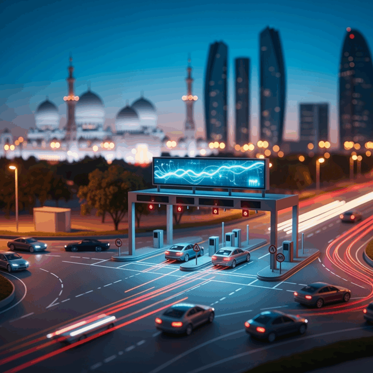 Illustration for: تعديلات جديدة في نظام الرسوم المرورية في أبوظبي