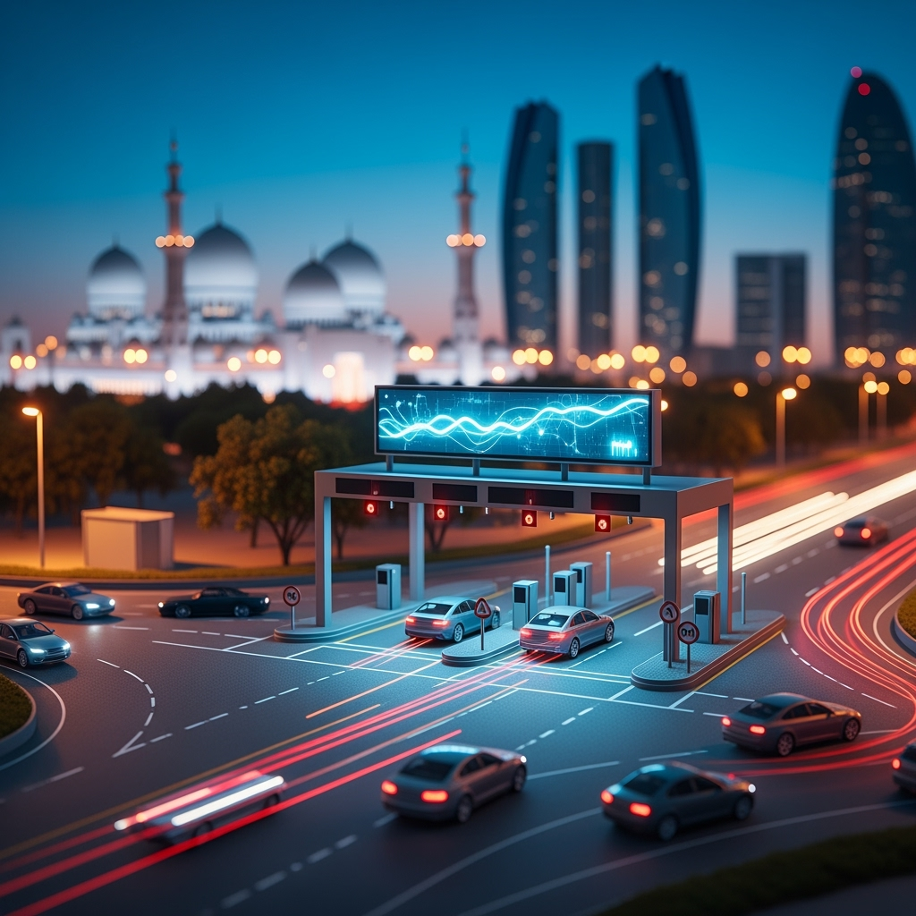 Illustration for: تعديلات جديدة في نظام الرسوم المرورية في أبوظبي