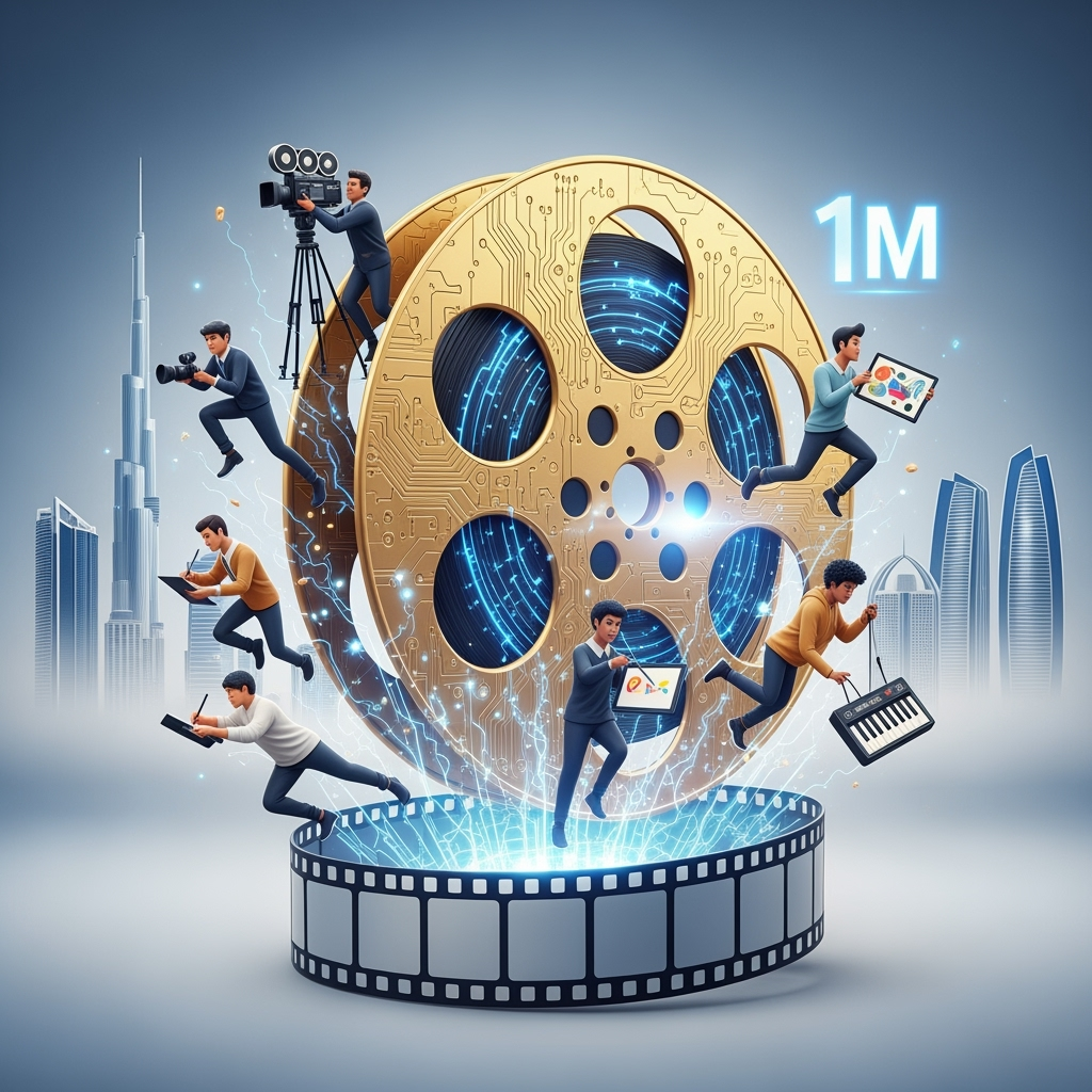 Illustration for: UAE Unveils $1M AI Film Prize & Global Creator Initiatives
