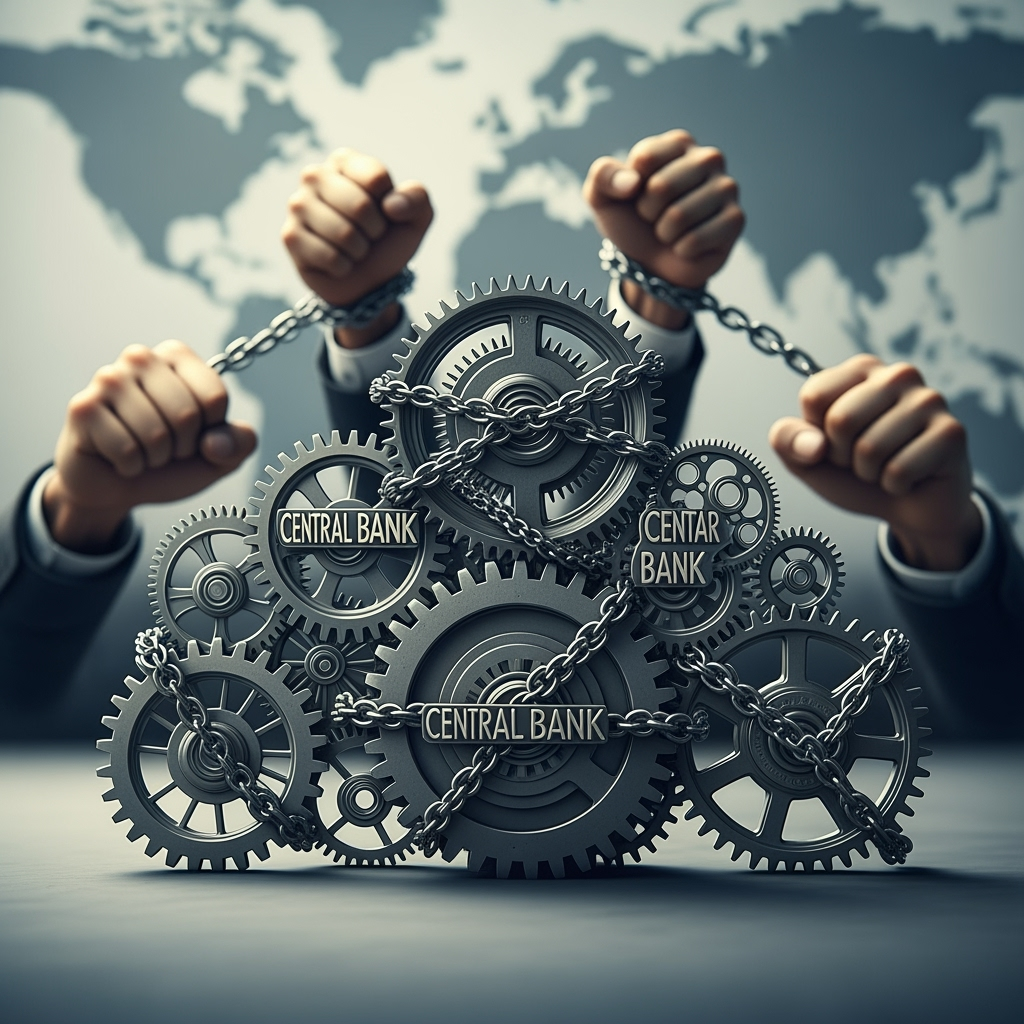 Illustration for: Global Central Banks Fear Loss of Independence