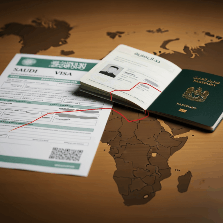 Illustration for: Visa Document Discrepancy and Saudi-Sudan Relations