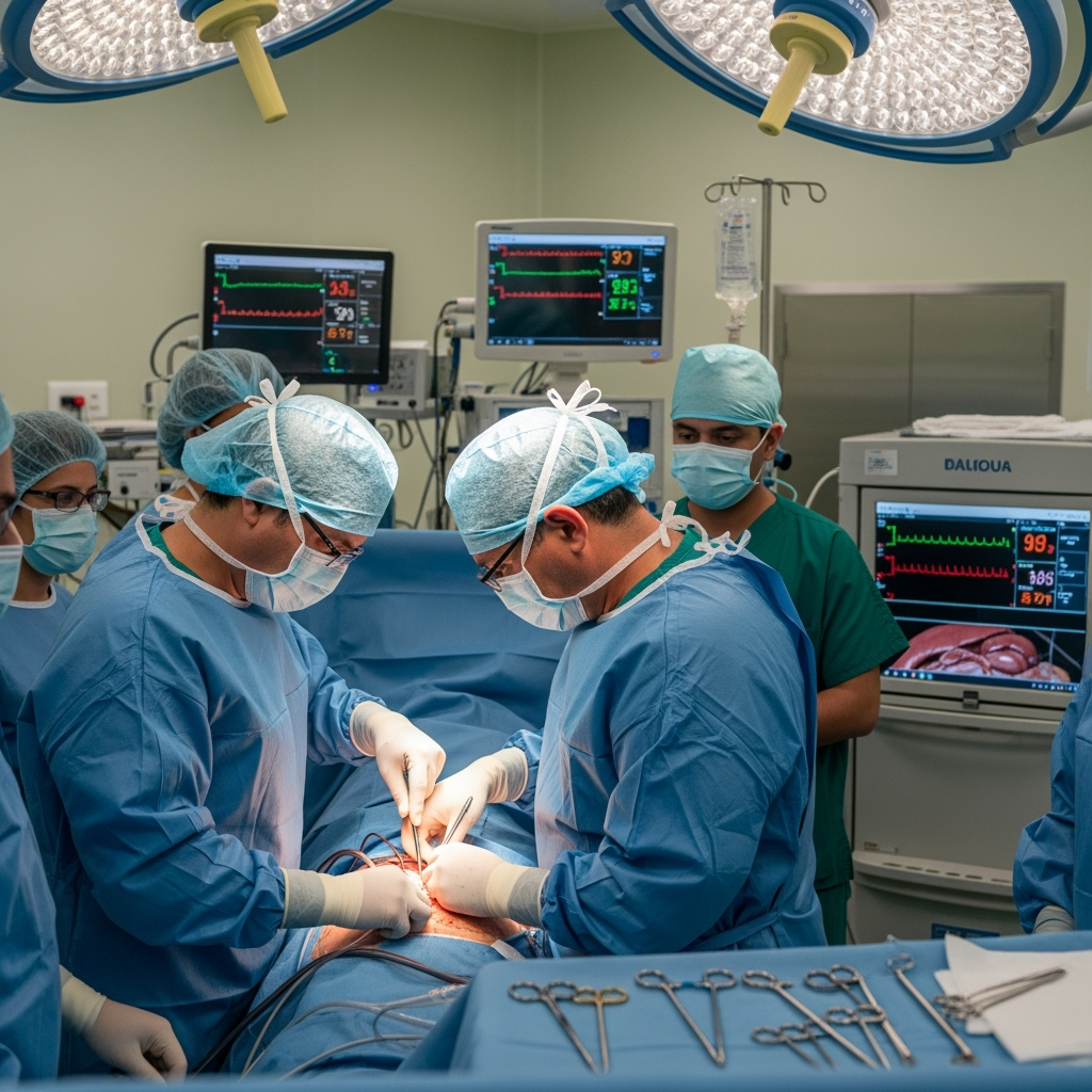 Illustration for: Abu Dhabi Hospital Achieves Groundbreaking Liver Transplant