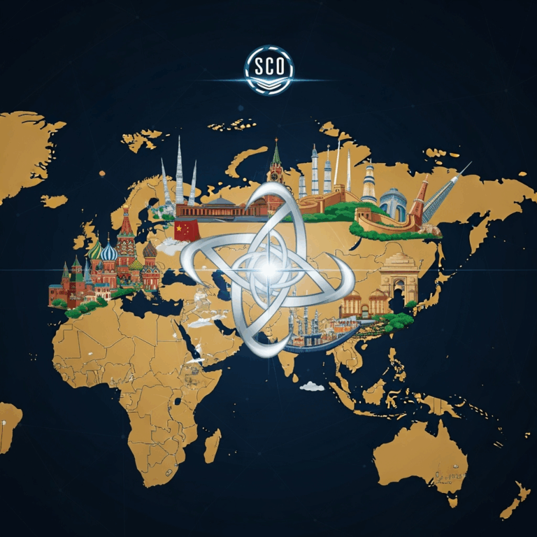 Illustration for: Shanghai Cooperation Organization's Strategic Role