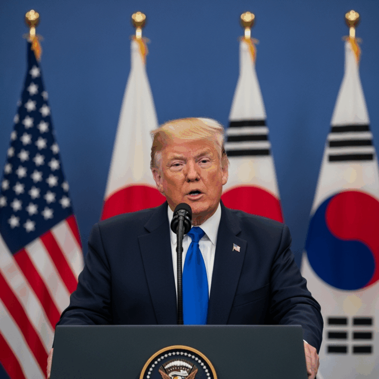 Illustration for: Trump Discusses Potential Trilateral Summit
