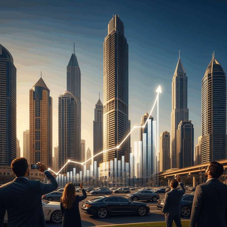 Illustration for: Dubai's Real Estate Market Hits Record Highs in 2025