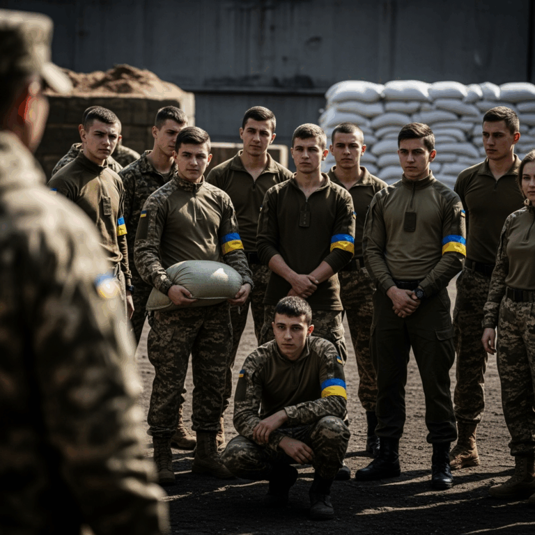Illustration for: Ukrainian Forces Mobilization and Youth Recruitment