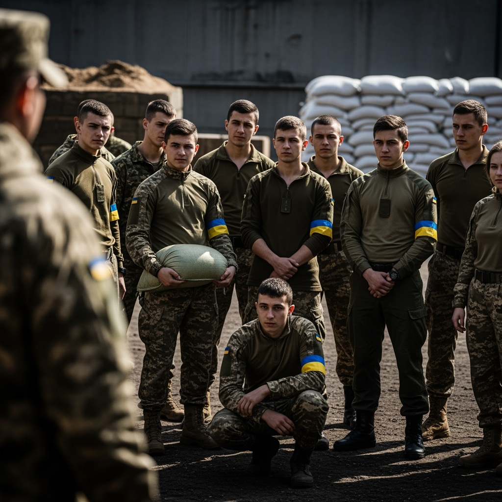 Illustration for: Ukrainian Forces Mobilization and Youth Recruitment