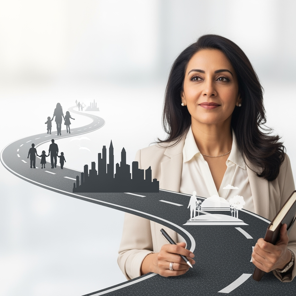Illustration for: Nazneen Abbas' Journey in Legacy Planning