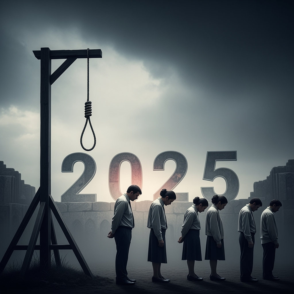 Illustration for: UN Reports Surge in Iran Executions in 2025