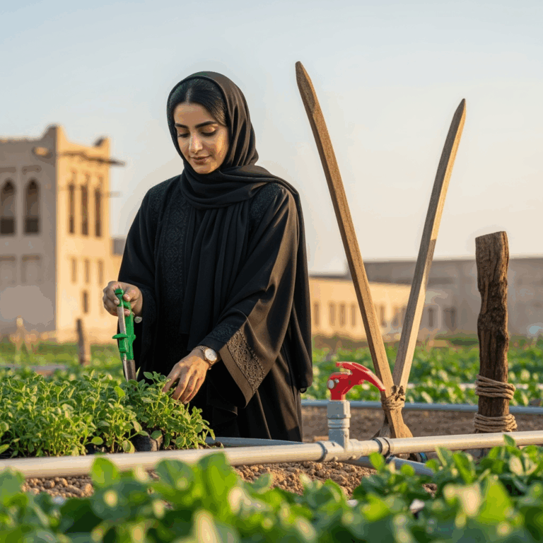 Illustration for: دور المرأة الإماراتية في تطوير الزراعة والمحافظة على التراث