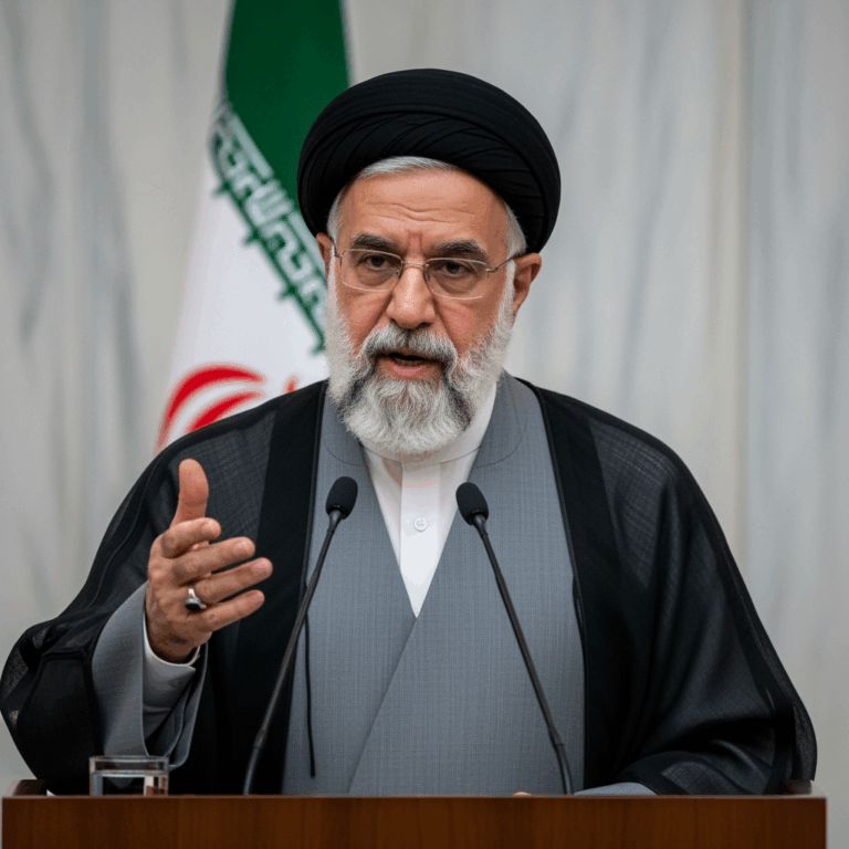 Illustration for: Iranian President Warns Against Division and Sanctions