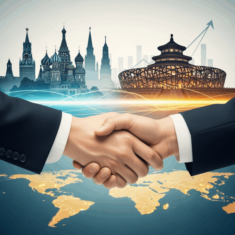 Illustration for: Moscow and Beijing Strengthen Economic Ties