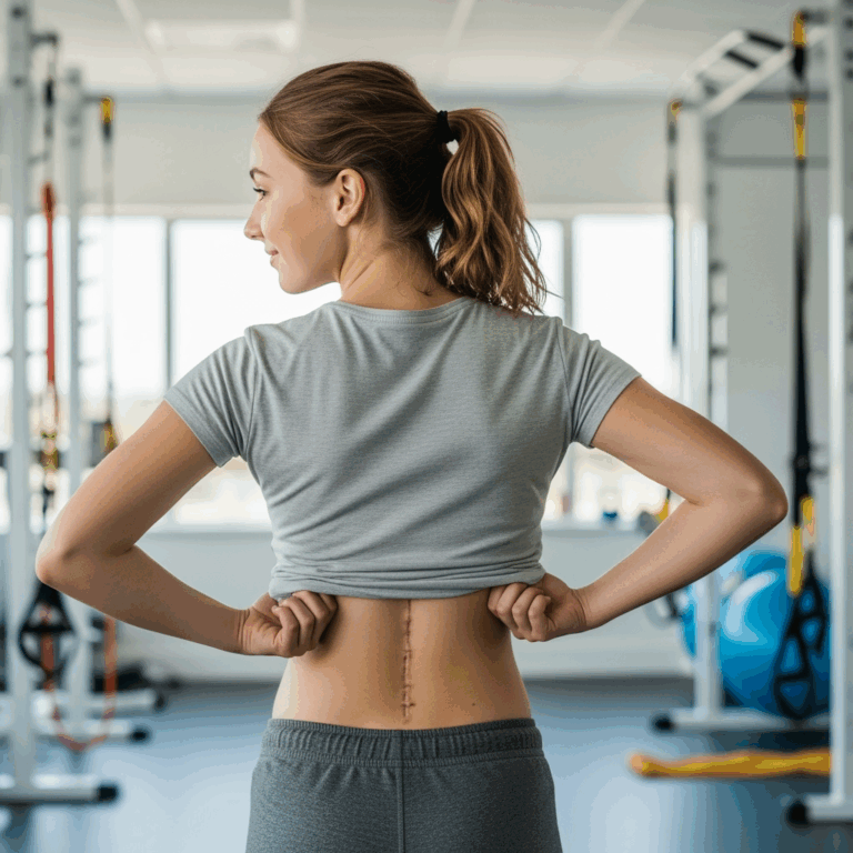 Illustration for: Teen Triumphs Over Scoliosis with Life-Changing Surgery