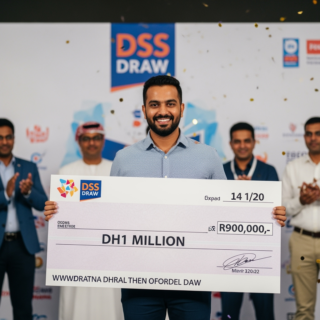 Illustration for: Indian Expat Wins Dh1 Million at DSS Draw