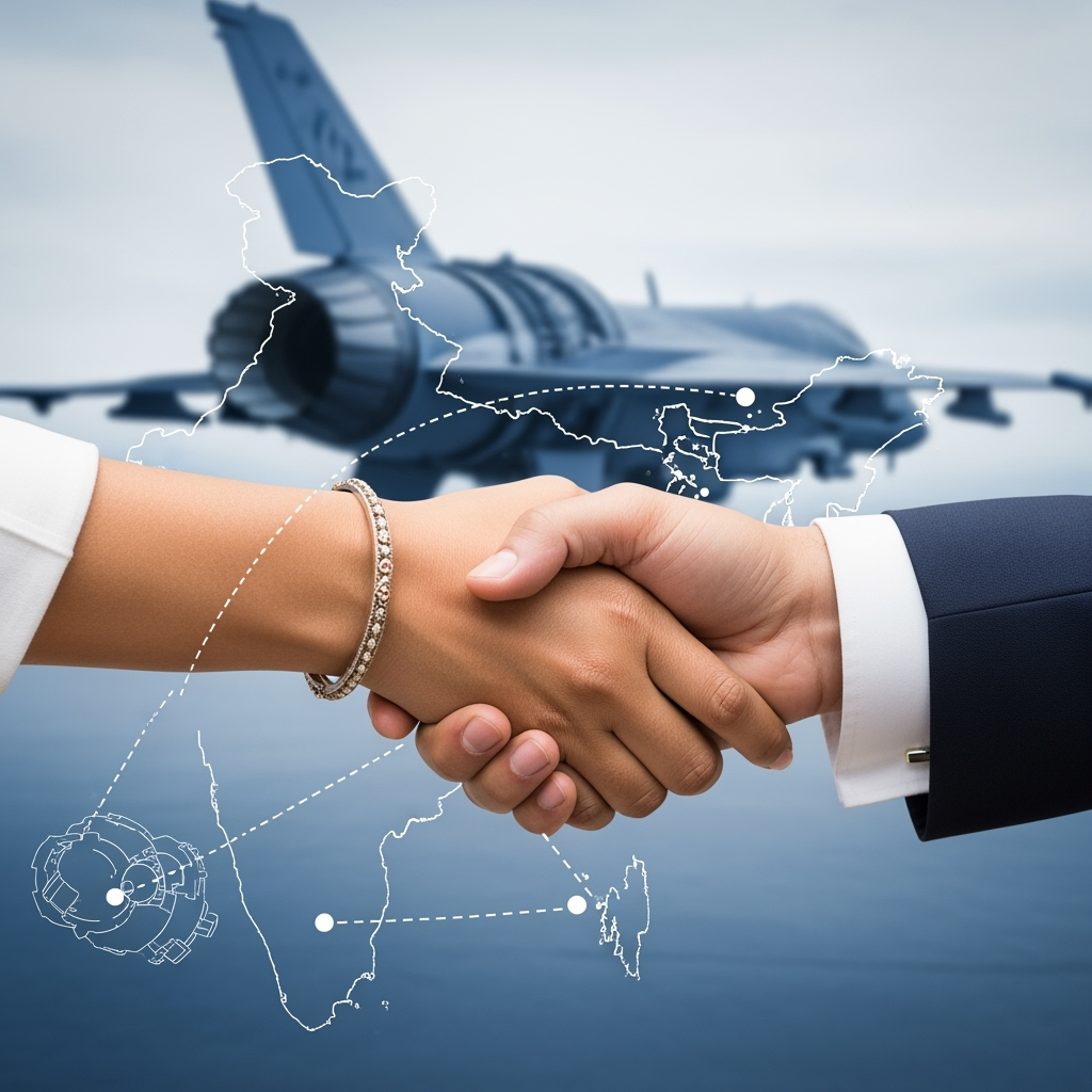 Illustration for: India to Produce Fighter Jet Engines with France