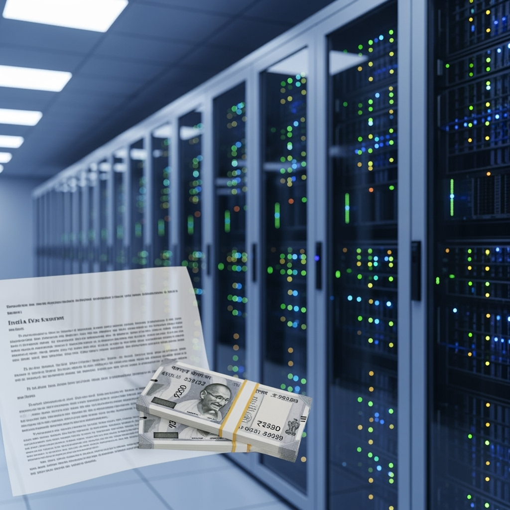 Illustration for: India's Data Centre and New Tax Law Insights