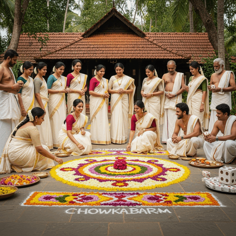 Illustration for: Onam: A Celebration of Tradition and Togetherness