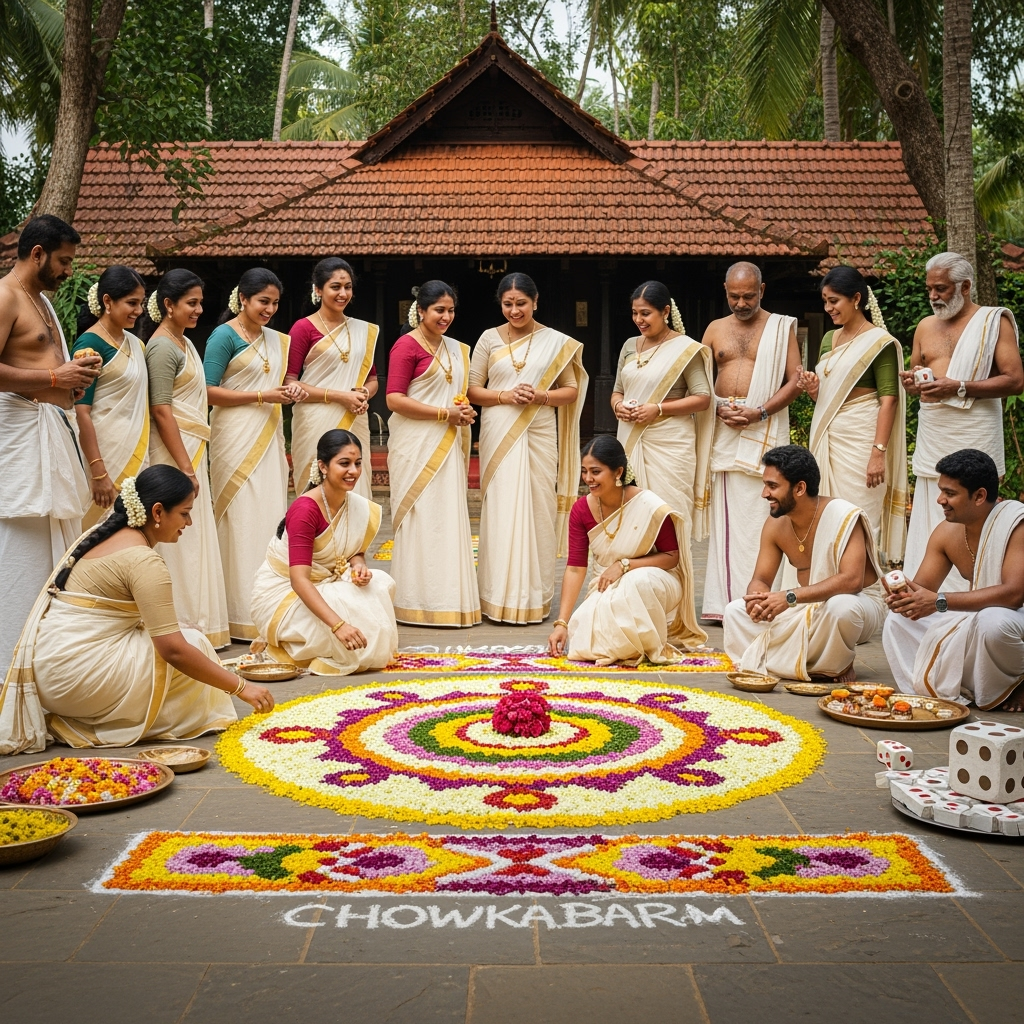 Illustration for: Onam: A Celebration of Tradition and Togetherness
