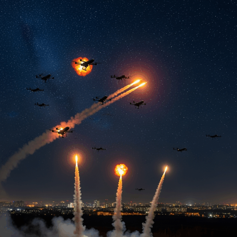 Illustration for: Russia Intercepts 21 Ukrainian Drones Overnight