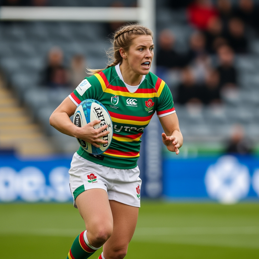Illustration for: Ilona Maher: A Trailblazer in Women's Rugby