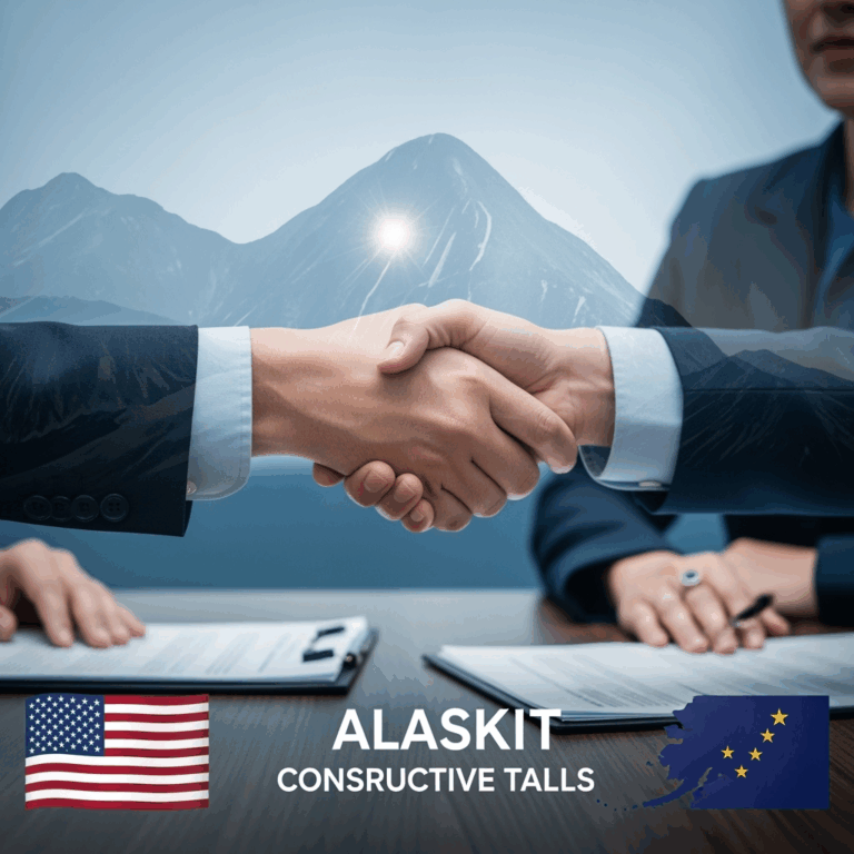 Illustration for: Alaska Summit Outcomes and Constructive Talks
