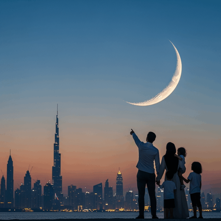 Illustration for: Rabi Al Awwal Moon Sighting and UAE Holidays