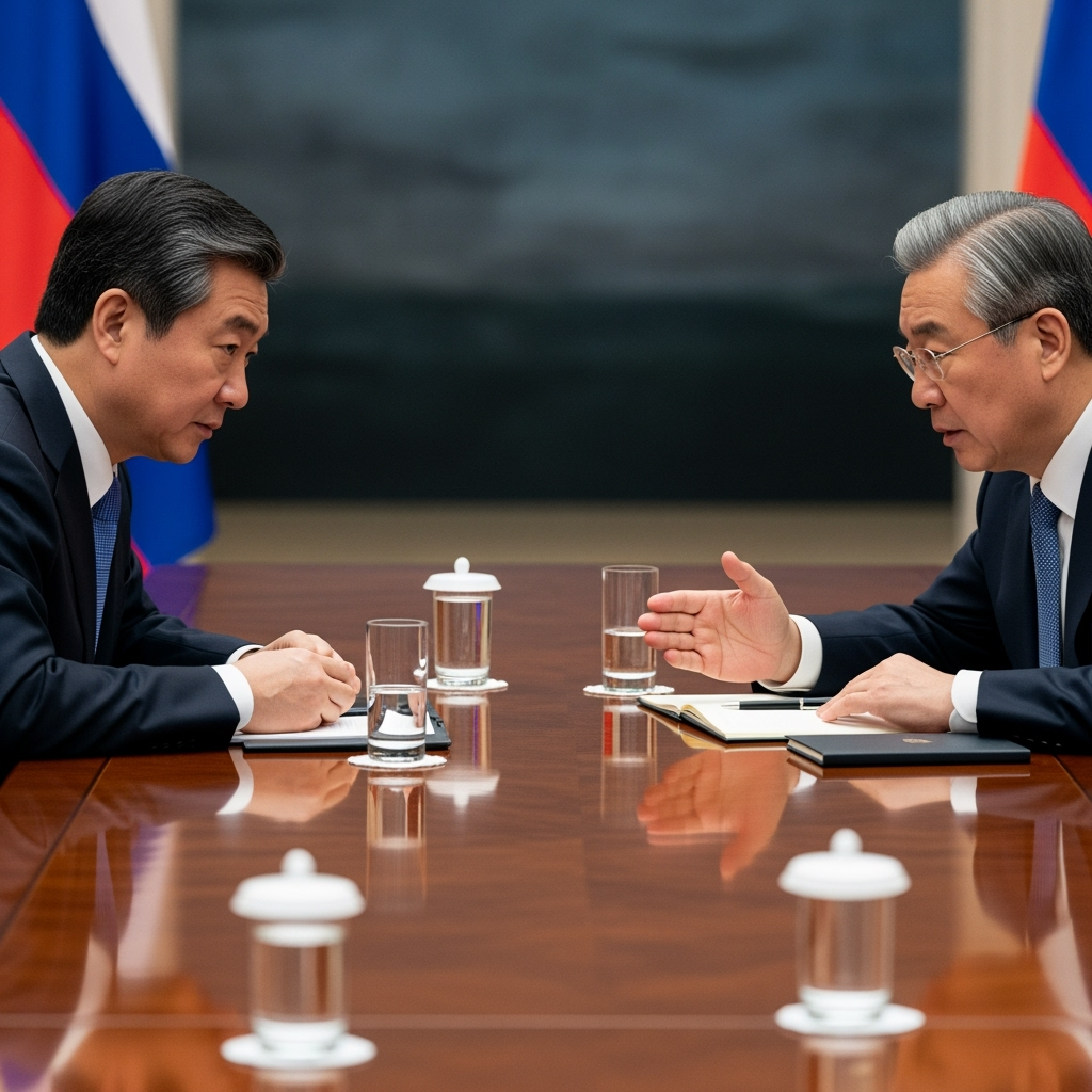 Illustration for: Detailed Talks Between Leaders of China and Russia
