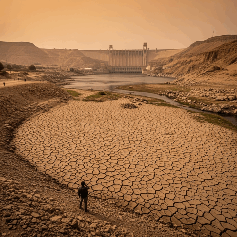 Illustration for: Egypt Faces Existential Threat from Renaissance Dam