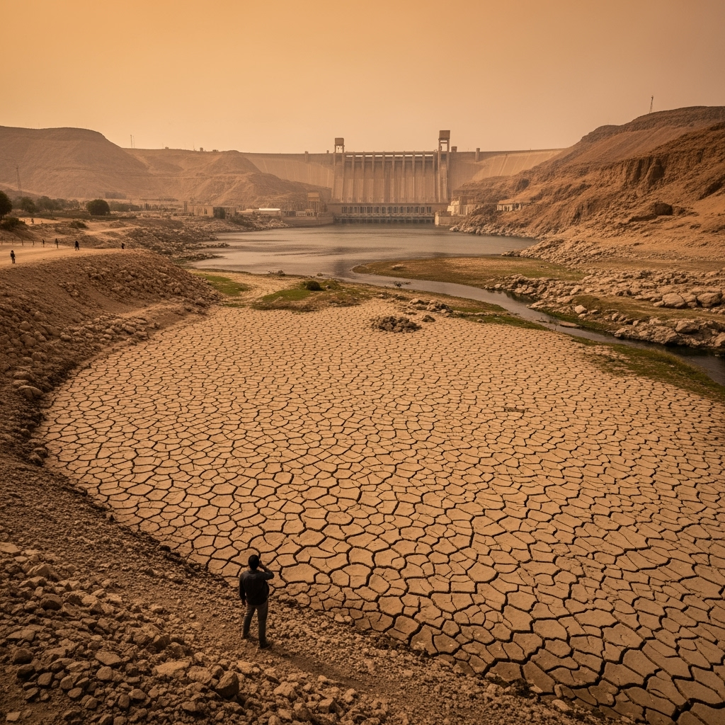 Illustration for: Egypt Faces Existential Threat from Renaissance Dam