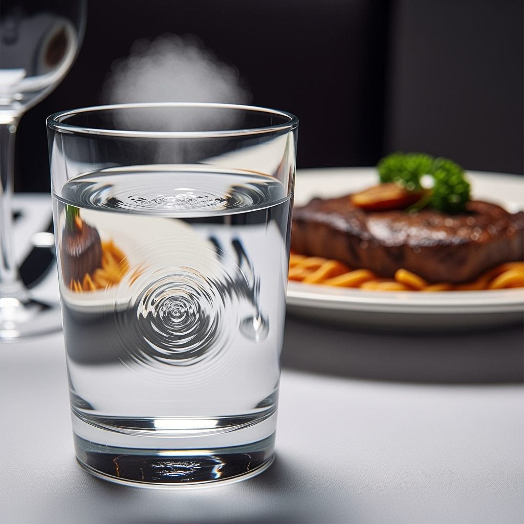 Illustration for: Risks of Drinking Water During Meals