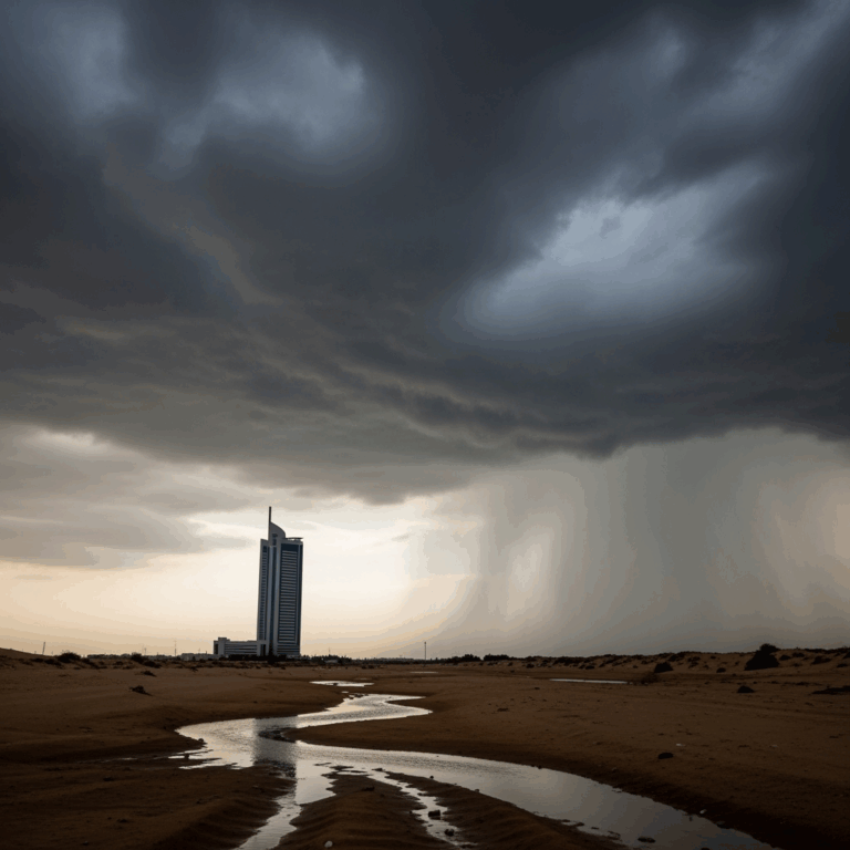 Illustration for: Rain Alerts: Stay Safe in UAE's Unstable Weather