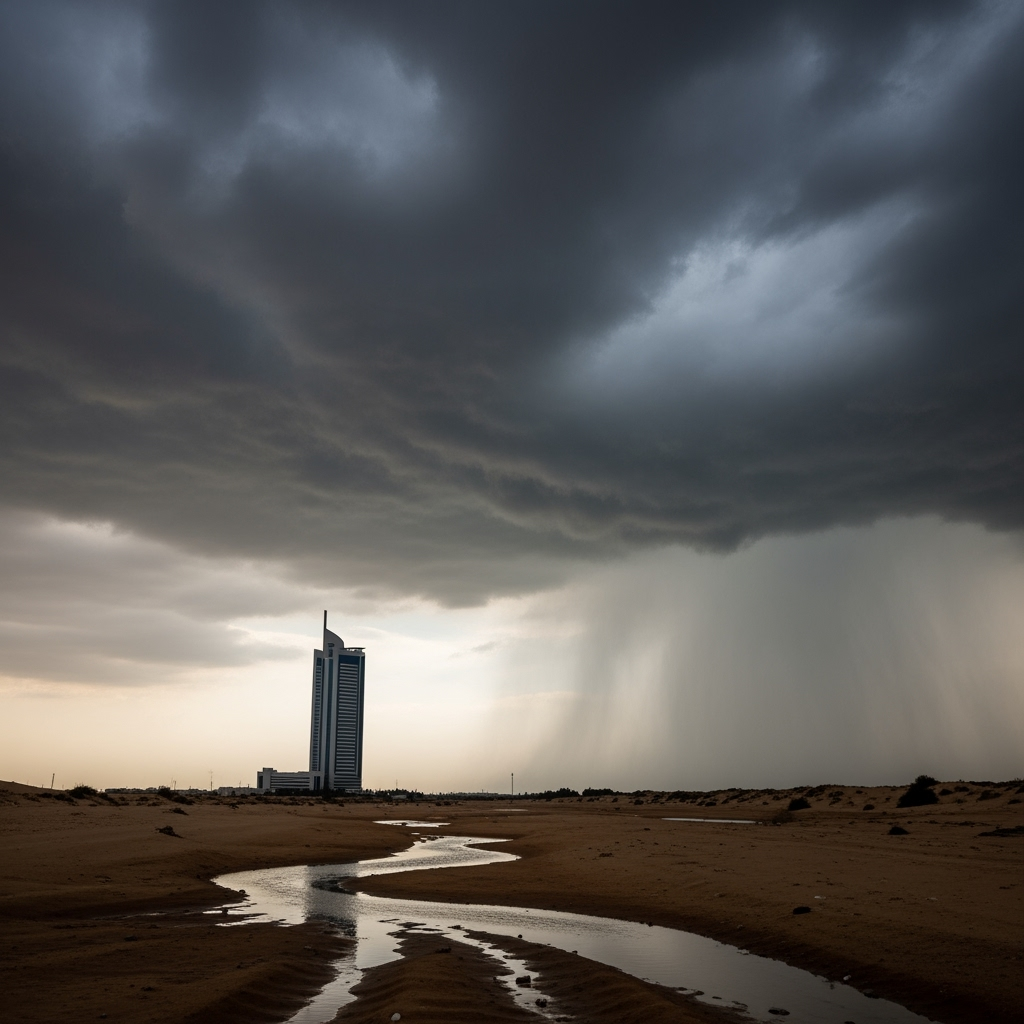 Illustration for: Rain Alerts: Stay Safe in UAE's Unstable Weather