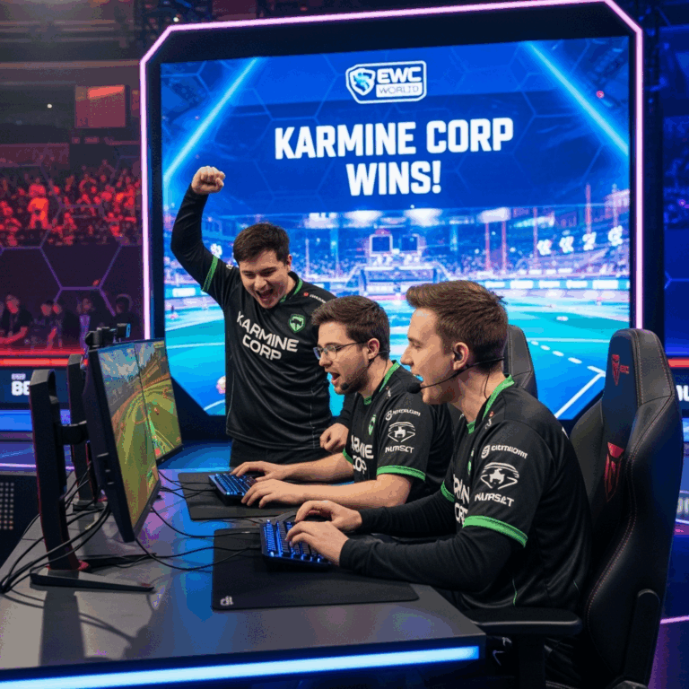Illustration for: Karmine Corp Dominates Rocket League at EWC