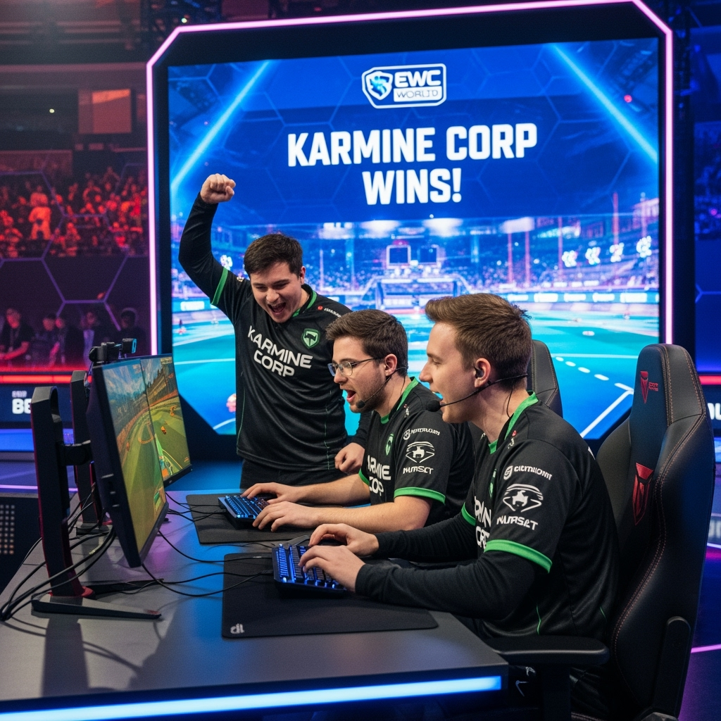 Illustration for: Karmine Corp Dominates Rocket League at EWC