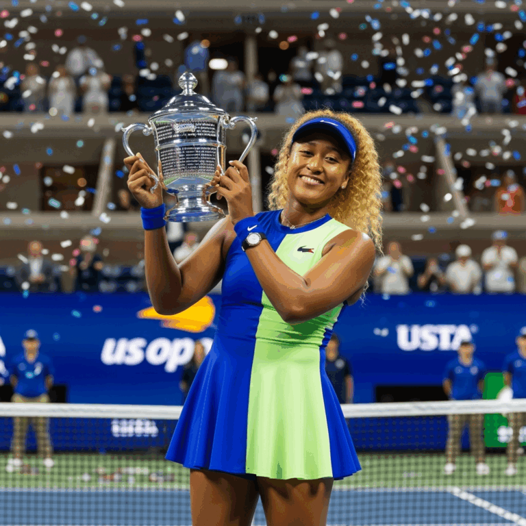 Illustration for: Naomi Osaka Shines in Style at US Open Victory